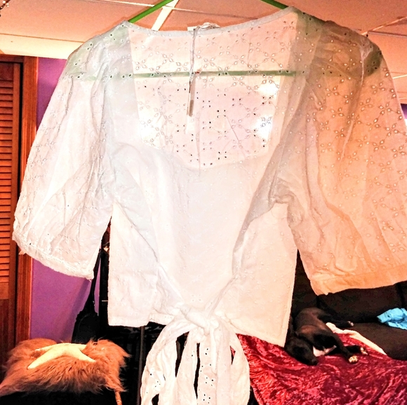 Ladies Crop Blouse - Picture 2 of 5